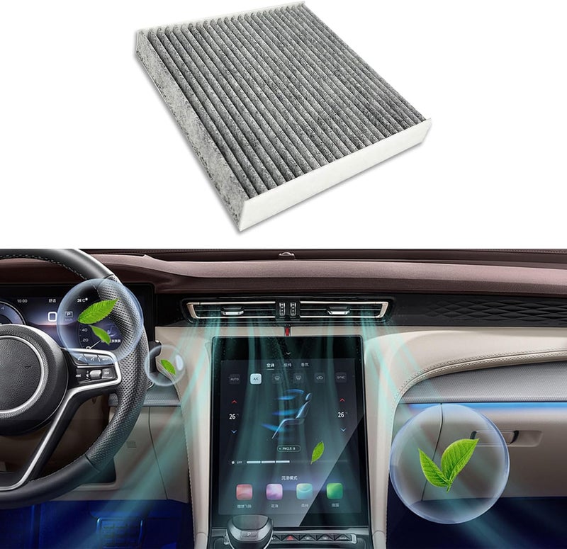 PACLVIO Car Fresh Breeze Air Filter Replacement for Car Passenger, Premium Cabin Air Filter with Activated Carbon, Auto Compartment Air Filters Fit for Acura, Civic, CR-V, Odyssey, CSX, Replaces CF10134 - Image 1